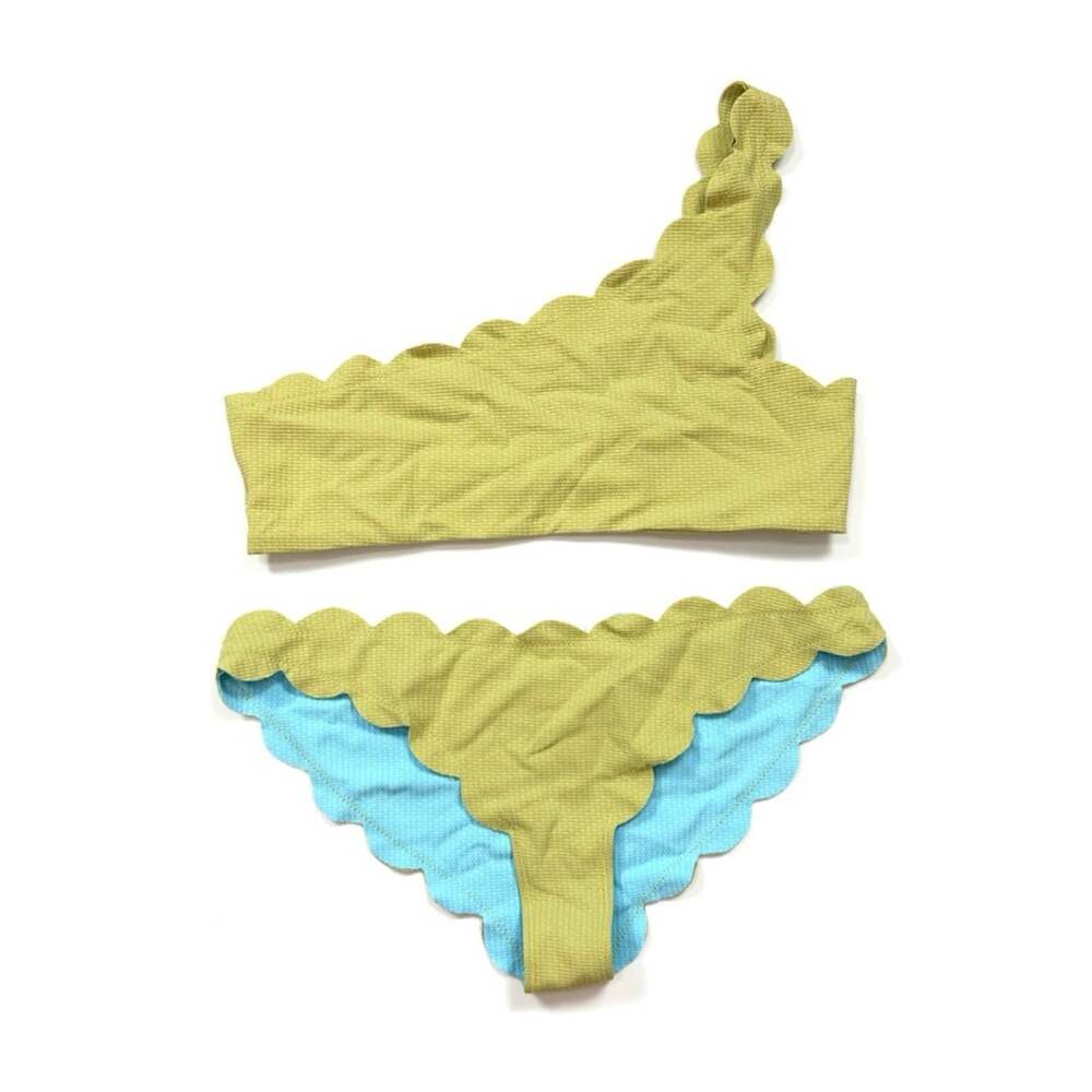 Marysia Scalloped Set in Fern